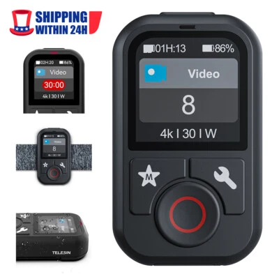 Bluetooth Wireless Remote Controller For GoPro Hero 13 12/11/10/9 Max Camera 60M - image 1 of 4