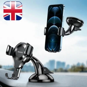 360° Rotatable In Car Suction Phone Holder Dashboard Windscreen Universal Mount - Picture 1 of 11