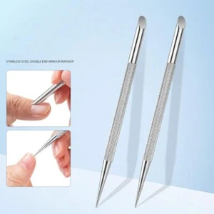Stainless Steel Nail Cuticle Pusher Ended Manicure Nail Care Tool for Nail - Picture 1 of 4