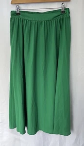 Primark Midi Skirt Size 12 L31” Polyester Elastic Waistband Lightweight Women’s - Picture 1 of 10