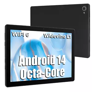 Anna Bell 10in Octa-Core Android 14 Tablet 8+64GB Dual Camera Bluetooth WIFI IPS - Picture 1 of 9