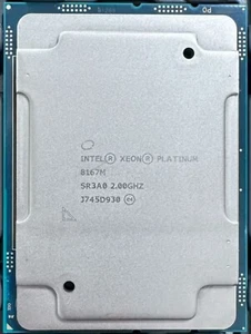 Intel Xeon Platinum 8167M CPU Server Processor LGA 3647 Cache 35.75M 2.0GHz DDR4 - Picture 1 of 3
