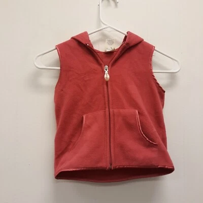 Old Navy Pink Coat Jacket Girl's with Sleeveless/Pocket and Hoodie size 5T  - Image 1 of 4