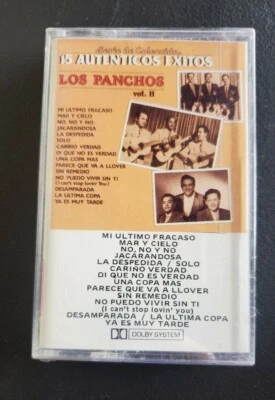 LOS PANCHOS  Vol II 15 Authentico Exitos CASSETTE Nuevo Sellado Ultra Rare  - Image 1 of 3