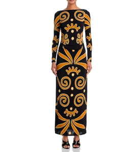 Cala de la Cruz Malaga Open Back Dress MSRP $695 Size XS # 12B 2351 Blm - Picture 1 of 10