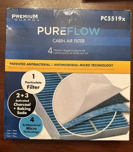 Filtro de aire de cabina PureFlow PC5519x | Se adapta a vehículos Honda - Imagen 1 de 7