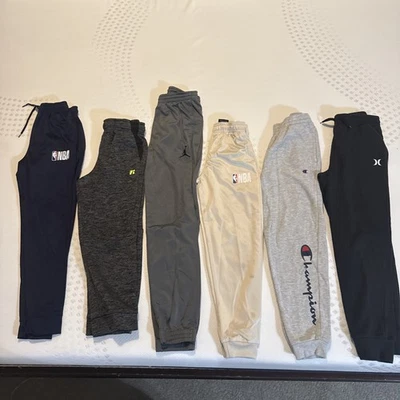 6 pares de pantalones deportivos para niños - Yth 10-12 MD/LG Foto 1 de 4