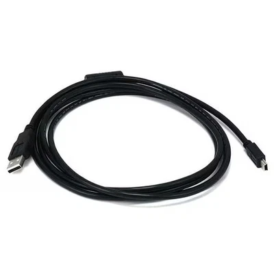 Monoprice USB 2.0 Cable,6 ft.L,Black 4931 Monoprice 4931 844660049319 Black - Image 1 of 2