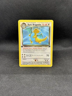 Dark Dragonite 22/82 Team Rocket Non-Holo Rare Pokemon TCG - Image 1 of 4