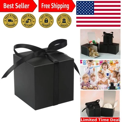 Versátiles cajas de regalo de 100 unidades 3x3x3 pulgadas para bodas y celebraciones Foto 1 de 4