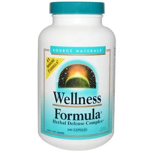 Source Naturals, Wellness Formula, Advanced Immune Support, 240 Capsules - Picture 1 of 3