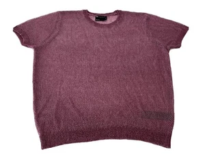 ASOS Design Womens Mesh Short Sleeve Sweater Lightweight Size Large - Picture 1 of 12