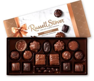 Two (2) Boxes of Russell Stover Assorted Milk and Dark Chocolate 32 Pieces - Picture 1 of 3