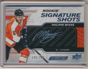 2019-20 UD Engrained Rookie Signature Shots AUTO Philippe Myers /249 Flyers - Picture 1 of 1
