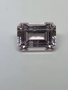 CHIUSURA ATTIVITÀ - Morganite Naturale Taglio Smeraldo ct. 9,19 mm. 13,95x10,05 - Foto 1 di 1