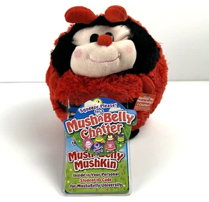 Rare NWT Mushabelly Chatter Jay at Play 6" Leena Ladybug Stuffed Plush w/ Sound - Picture 1 of 9