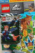 Lego Magazin Jurassic World Comic 2  -  Minifigur Owen + Dino