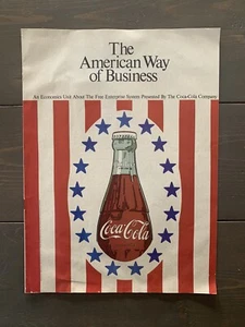 Vintage The American Way Of Business Coca-Cola Booklet 1967/1968 GRADE TEACHER - Picture 1 of 9