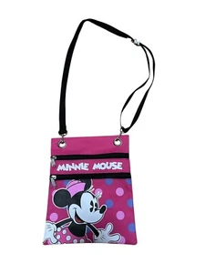 Disney Minnie Mouse Bag Purse Crossbody Strap Passport Bag Lightweight NWOT - Picture 1 of 8