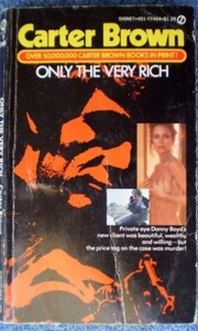 CARTER BROWN-ONLY THE VERY RICH-PULP-GGA - Picture 1 of 2