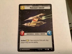 Star Wars Unlimited TCG Söldnerkanonenschiff Hyperraum ungewöhnlich - Bild 1 von 1