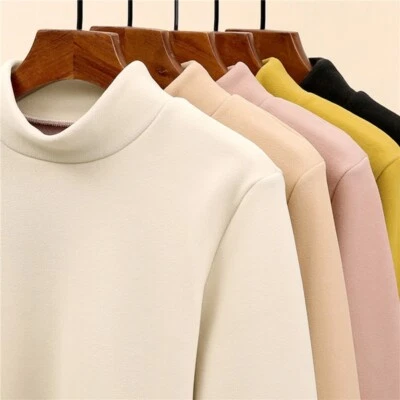 Damen warme Thermo Langarm Top❤Unterhemd Winter Ski Unterwäsche T-shirt Top❤ - Bild 1 von 4