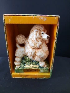 Vintage 1972 Garnier Liqueurs Standard Poodle Dog Decanter Made in Annee Italy - Picture 1 of 14