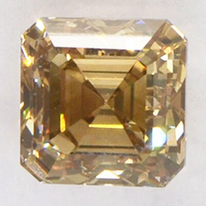 Diamante en forma de esmeralda natural elegante marrón suelto certificado IGI VS1 VS1 - Imagen 1 de 6