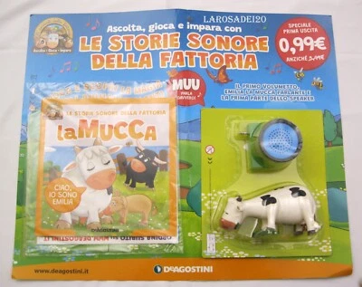 Le Storie Sonore Della Fattoria LA MUCCA - numero 1 - Nuovo! - DeAgostini - Image 1 of 4