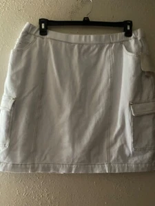 Quacker Factory Sz 1x Rhinestone Pocket Skort/Skirt Waist 19 L 20 - Picture 1 of 3