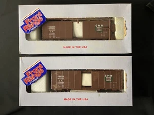 2 NEUE Front Range HO Scale Canadian National 40' Boxcar Kits Old Style CN Herald - Bild 1 von 4