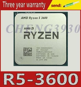 AMD Ryzen 5 3600 R5 3600 Six core Twelve Thread 3.6GHz/32M AM4CPU processor - Picture 1 of 1