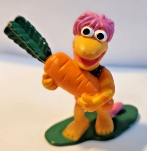 Vintage Gobo Fraggle Holding a Carrot Cake Topper Fraggle Rock Muppets - Picture 1 of 6