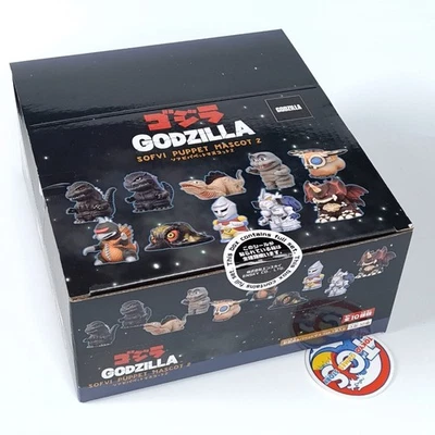 ENSKY Godzilla Soft Vinyl Puppet Mascot 2 (Sealed Box/FullSet of 10 Pieces) Japan New