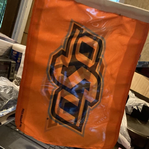 NCAA Oklahoma State CAR FLAG 11 x15 RICO INDUSTRIES DOUBLE SIDED OFFICAL Cover
