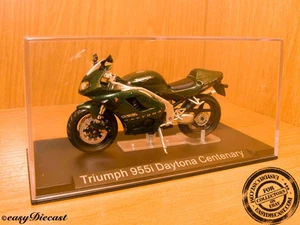 TRIUMPH 955i DAYTONA CENTENNIAN CENTENARY 1/24 MINT!!!! - Picture 1 of 1