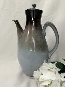 Peter Pots Large 12 Inch Brown Coffee Pot Carafe w/ Cork Stopper - Picture 1 of 11