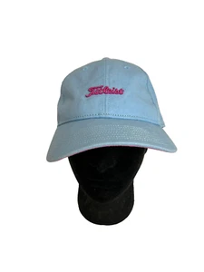 Titleist Womens Nantucket Trend Adjustable Golf Cap Hat Blue Hot Pink Strapback - Picture 1 of 8