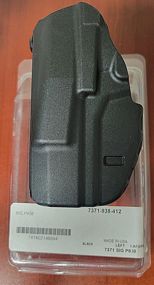 Safariland 7371 7TS Concealment Holster SIG P938 Black LEFT HAND 7371-938-412 FC - Image 1 of 1