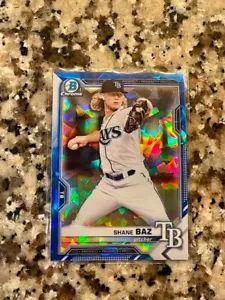 2021 Bowman Chrome Sapphire Edition Prospects Shane Baz Tampa Bay Rays - Bild 1 von 1