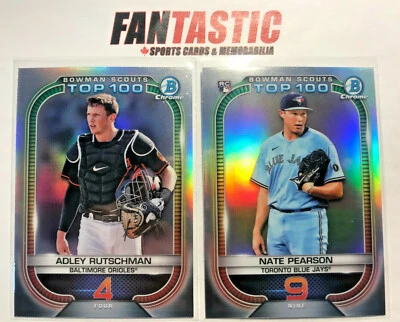 2021 Bowman Scouts Top 100 Insert Card YOU PICK inc RC etc Finish Your Set! - Image 1 of 2