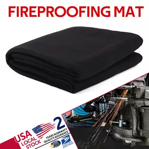 Under Grill Mat Grill Mats for Outdoor Grill Double-Sided Fireproof Waterproof - Picture 1 of 20