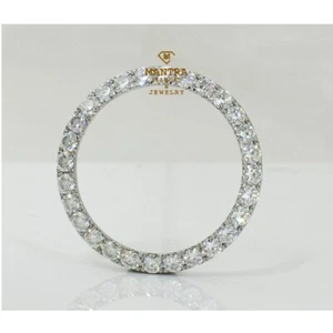 41MM Moissanite Diamond Stainless Steel Bezel 20 Pointer Studded Date-just Watch - Picture 1 of 3