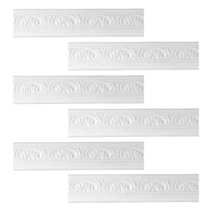 Renovator's Supply Cornice White Urethane Donnegal Ornate Design 6 Pieces Total - Picture 1 of 2