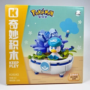 Pokemon Quaxyl Licencia Oficial Suculenta Planta Maceta Construcción Ladrillos Set - Imagen 1 de 7
