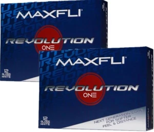 Maxfli Revolution One 2023 Golf Balls– Gloss White Finish – Soft Feel– 24 Pack - Picture 1 of 3