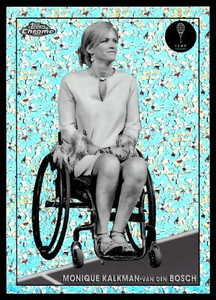 MONIQUE KALKMAN-VAN DEN BOSCH  2021 Topps Chrome Tennis BLACK & WHITE DIAMOND 33