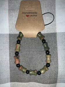 Woman’s Bamboo Hematite Bracelet - Picture 1 of 1