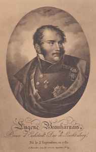 CARTOLINA *32 EUGENE BEAUHARNAIS PRINCE D'EICHSTADT DUC DE LEUCHTENBERG NON VIAG - Imagen 1 de 2