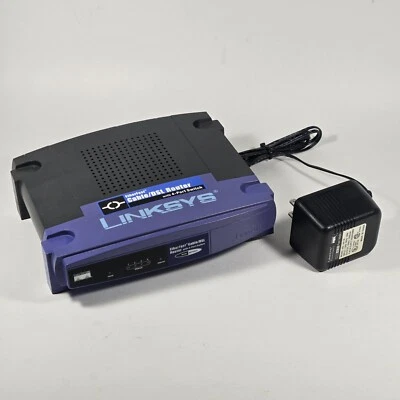 Linksys BEFSX41 EtherFast 4-Port Wired Router VPN Firewall 10/100 Mbps - Image 1 of 4